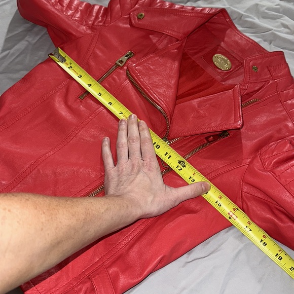 Italian LEATHER buttery soft Moto style jacket - Picture 4 of 16